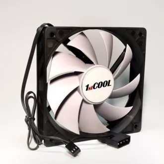 1stCOOL Lüfter SILENT, 12 cm Schwarz/Weiß 3pin/Molex 1stCOOL Lüfter SILENT, 12 cm Schwarz/Weiß 3pin/Molex