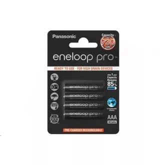 PANASONIC eneloop Pro Akku AAA 930mAh 1, 2V HR-4UWXB-4BP (Blister 4 Stück)