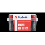 VERBATIM Alkaline Batterie AA 24 Stück / LR6