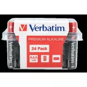 VERBATIM Alkaline Batterie AAA 24 Stück / LR03