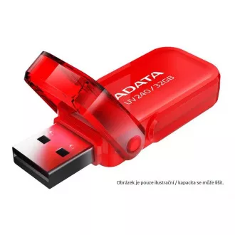 ADATA Flash Disk 16GB UV240, USB 2.0 Dash Drive, rot