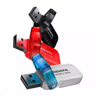 ADATA Flash Disk 16GB UV240, USB 2.0 Dash Drive, rot