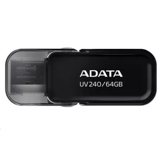 ADATA Flash Disk 64GB UV240, USB 2.0 Dash Drive, schwarz