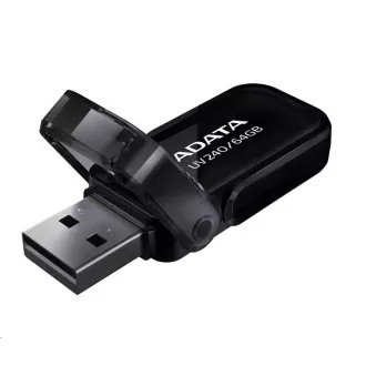 ADATA Flash Disk 64GB UV240, USB 2.0 Dash Drive, schwarz