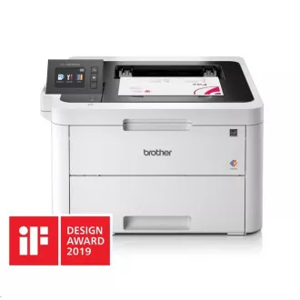 BROTHER Farb-LED-Drucker HL-L3270CDW - A4, 24 S./Min., 2400x600, 256 MB, USB 2.0, WLAN, LAN, 250 Blatt, Disp6, 8cm Touch DUPLEX