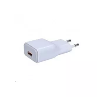 Solight USB Ladeadapter, Schnellladung: 1x USB Qualcomm, 5V2A / 9V1.5A / 12V1A, AC 230V, weiß-grau Solight USB Ladeadapter, Schnellladung: 1x USB Qualcomm, 5V2A / 9V1.5A / 12V1A, AC 230V, weiß-grau