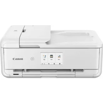 Canon PIXMA Drucker TS9551C weiß - Farbe, MF (Drucken, Kopieren, Scannen, Cloud), Duplex, USB, LAN, Wi-Fi, Bluetooth