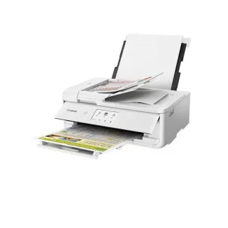 Canon PIXMA Drucker TS9551C weiß - Farbe, MF (Drucken, Kopieren, Scannen, Cloud), Duplex, USB, LAN, Wi-Fi, Bluetooth