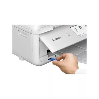Canon PIXMA Drucker TS9551C weiß - Farbe, MF (Drucken, Kopieren, Scannen, Cloud), Duplex, USB, LAN, Wi-Fi, Bluetooth