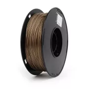 GEMBIRD Druckschnur (Filament) PLA PLUS, 1, 75mm, 1kg, gold metallic