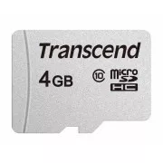 TRANSCEND MicroSDHC-Karte 4GB 300S, Klasse 10, ohne Adapter