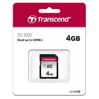 TRANSCEND SDHC-Karte 4GB 300S, Klasse 10 (R: 95/W: 45 MB/s) TRANSCEND SDHC-Karte 4GB 300S, Klasse 10 (R: 95/W: 45 MB/s)