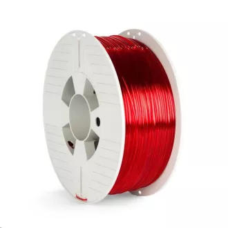 VERBATIM 3D Drucker Filament PET-G 1,75mm, 327m, 1kg rot transparent