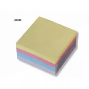 Klebeblock 76x76mm Mix Pastellfarben 4x100 Blatt