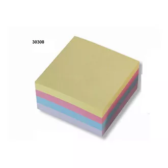 Selbstklebeblock 76x76mm 4 Pastellfarben 4x100 Blatt Concorde