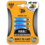 JCB OXI DIGITAL Alkalibatterie LR03, Blister 4 Stück