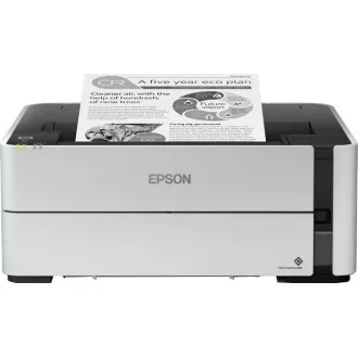 EPSON Druckertinte EcoTank Mono M1180, A4, 1200x2400dpi, 39ppm, USB, Ethernet, Wi-Fi, Duplex, 5 Jahre Garantie nach Registrierung