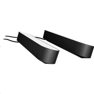 PHILIPS PLAY COL Hue Weiß und Farbambiente, zwei Schienen + Adapter, Schwarz PHILIPS PLAY COL Hue Weiß und Farbambiente, zwei Schienen + Adapter, Schwarz