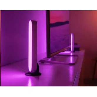 PHILIPS PLAY COL Hue Weiß und Farbambiente, zwei Schienen + Adapter, Weiß