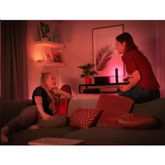 PHILIPS PLAY COL Hue Weiß und Farbambiente, zwei Schienen + Adapter, Weiß