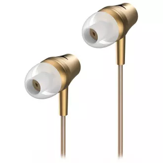 GENIUS Kopfhörer mit Mikrofon HS-M360, gold
