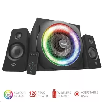 TRUST Speakers GXT 629 Tytan RGB beleuchtetes 2.1 Lautsprecherset TRUST Speakers GXT 629 Tytan RGB beleuchtetes 2.1 Lautsprecherset