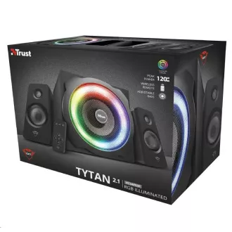 TRUST Speakers GXT 629 Tytan RGB beleuchtetes 2.1 Lautsprecherset TRUST Speakers GXT 629 Tytan RGB beleuchtetes 2.1 Lautsprecherset