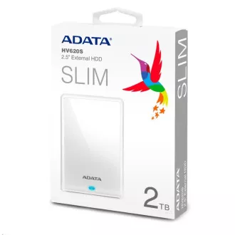 ADATA Externe HDD 2TB 2, 5" USB 3.0 DashDrive HV620S, weiß ADATA Externe HDD 2TB 2, 5" USB 3.0 DashDrive HV620S, weiß
