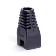 Schutz für RJ45-Stecker, nicht einklemmbar - schwarz, 100 Stk.