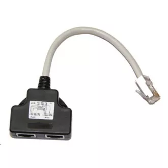 Adapter (AD-4W) RJ45 Splitter, 1x8p8c/2x8p4c, PC-PC, geschirmt