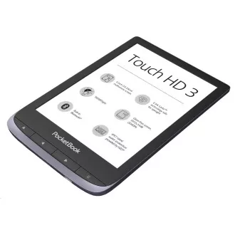 POCKETBOOK 632 Touch HD 3, Metallic-Grau, 16GB