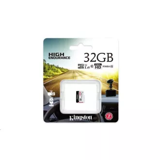 Kingston 32GB microSD XC High Endurance, 95R Klasse 10 UHS-I U1 Kingston 32GB microSD XC High Endurance, 95R Klasse 10 UHS-I U1