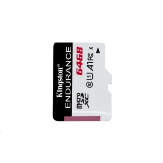 Kingston 64GB microSD XC High Endurance, 95R Klasse 10 UHS-I U1 Kingston 64GB microSD XC High Endurance, 95R Klasse 10 UHS-I U1