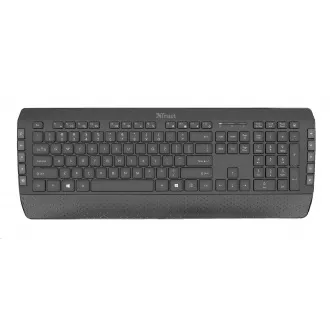 TRUST Tastatur + Maus Set Tecla-2 Wireless Multimedia Keyboard mit Maus CZ / SK