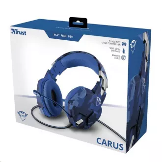 Trust GXT 322B Carus Gaming Headset für PS4 und PS5 - camo blue