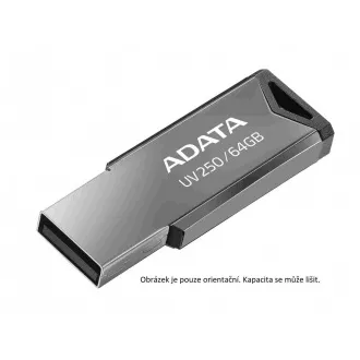 ADATA Flash Disk 32GB UV250, USB 2.0 Dash Drive, dunkelsilber ADATA Flash Disk 32GB UV250, USB 2.0 Dash Drive, dunkelsilber