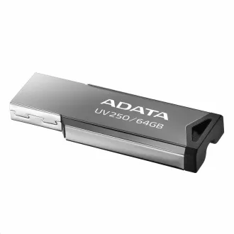 ADATA Flash Disk 64GB UV250, USB 2.0 Dash Drive, silber