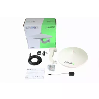 EVOLVEO Jade 1, aktive Außenantenne FM/DAB /DVB-T2, LTE, 4G, 5G Filter
