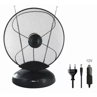 EVOLVEO Xany 4, 230/12V, aktive Raumantenne FM/DAB /DVB-T2, LTE-Filter, 4G, 5G