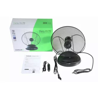 EVOLVEO Xany 4, 230/12V, aktive Raumantenne FM/DAB /DVB-T2, LTE-Filter, 4G, 5G