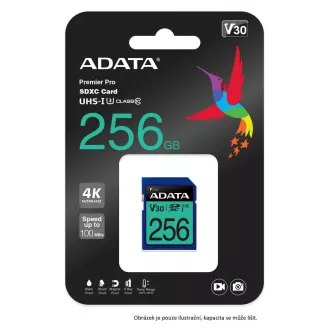 ADATA SDXC-Karte 512 GB Premier Pro UHS-I U3 Class 10 (R: 95 / B: 60 MB / s) ADATA SDXC-Karte 512 GB Premier Pro UHS-I U3 Class 10 (R: 95 / B: 60 MB / s)