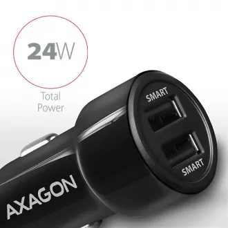 AXAGON PWC-5V5, SMART Autoladegerät, 2x Port 5V-2.4A + 2.4A, 24W AXAGON PWC-5V5, SMART Autoladegerät, 2x Port 5V-2.4A + 2.4A, 24W