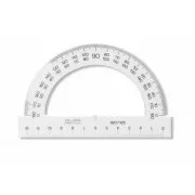 Winkelmesser 180° / 125 transparent groß