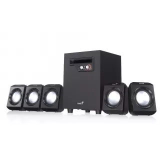 GENIUS Lautsprecher SW-5.1 1020 v2, 26W, schwarz