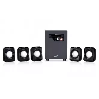 GENIUS Lautsprecher SW-5.1 1020 v2, 26W, schwarz