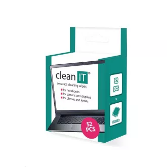 CLEAN IT Reinigungstücher nass Stück 52 Stück CLEAN IT Reinigungstücher nass Stück 52 Stück