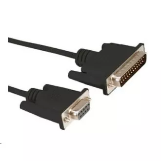 Serielles Kabel (RS232) für Kassendrucker FD9-MD25, 1, 5m Serielles Kabel (RS232) für Kassendrucker FD9-MD25, 1, 5m