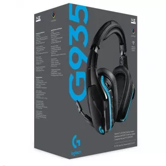 Logitech G935 Gaming-Kopfhörer, Kabellos 7.1, LIGHTSYNC Gaming-Headset - EMEA Logitech G935 Gaming-Kopfhörer, Kabellos 7.1, LIGHTSYNC Gaming-Headset - EMEA