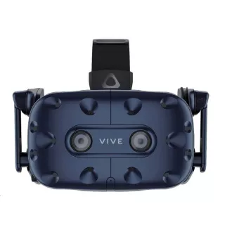 HTC Vive Pro Virtual Reality Headset (Kit), Blau (VR-Brille, Motino-Sensoren, Controller, integriertes Audio)