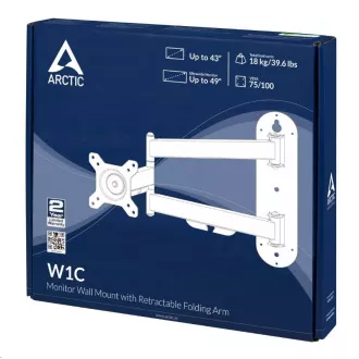 ARCTIC Wandhalterung für W1C-Monitor - unverpackt